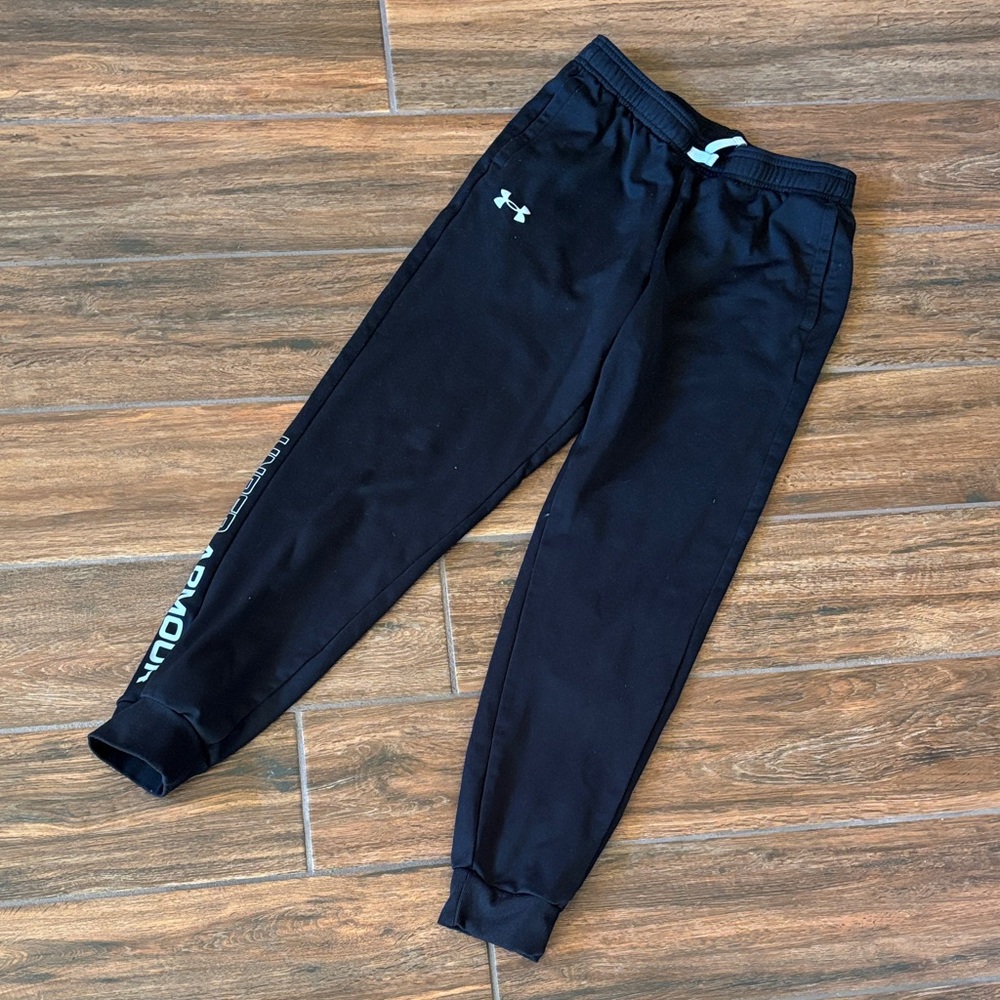 Under Armour Kid’s Black Sweatpants